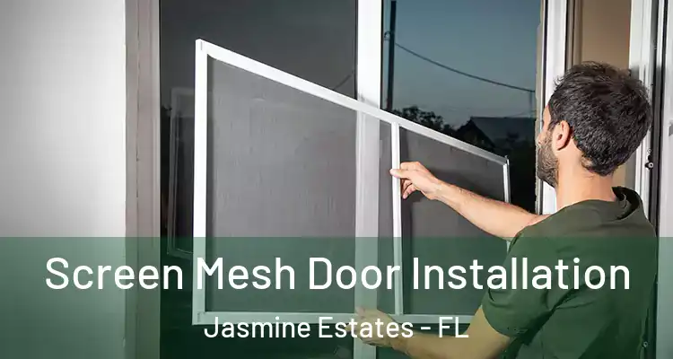  Screen Mesh Door Installation Jasmine Estates - FL